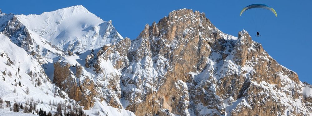 Parapente en tandem les Arcs / Peisey-Vallandry vols en duo à ski